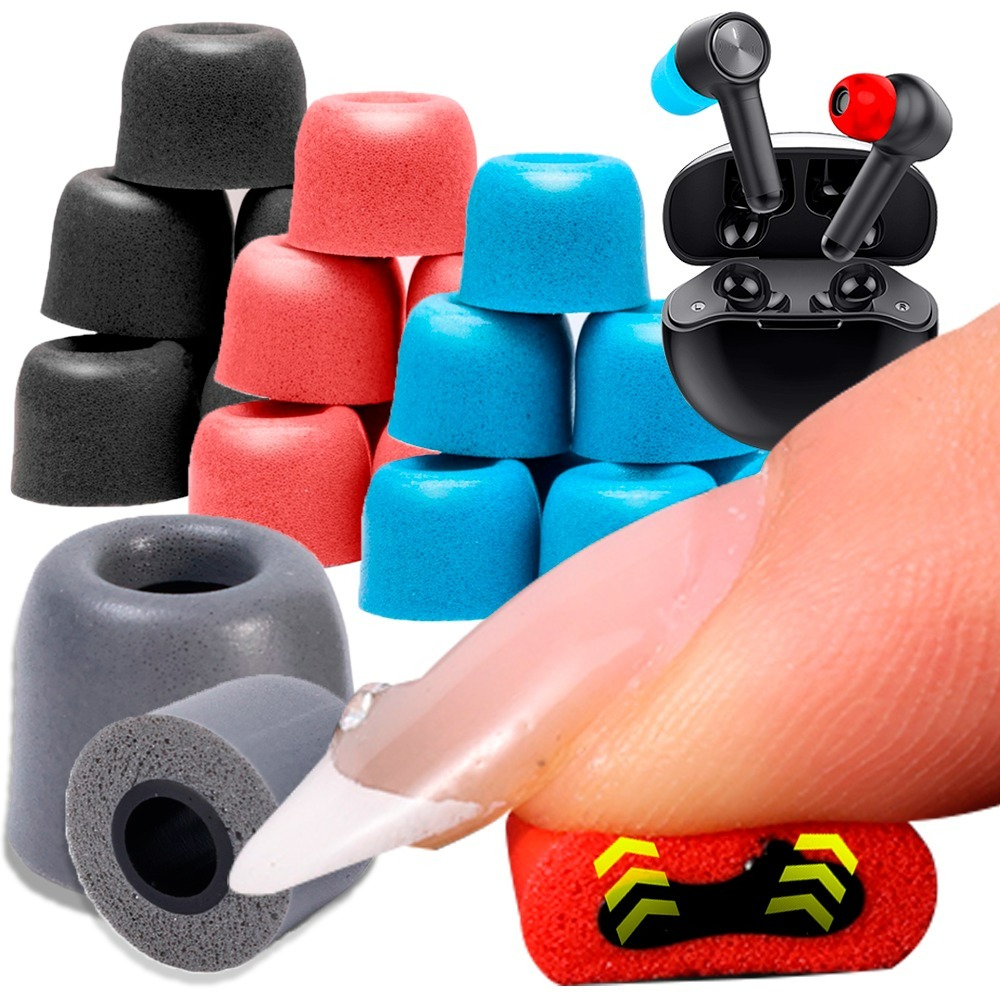 Earphone Foam Tip - 6-1 Paar S/M/L Weiche Memory-Schaum-Ohrstöpsel, Geräuschreduzierende