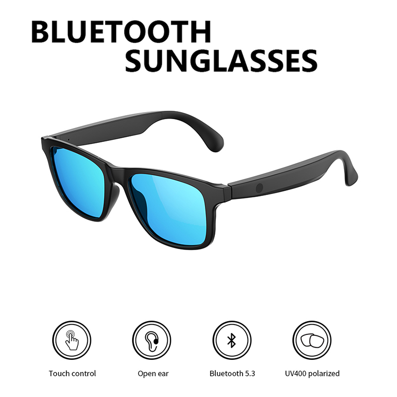 Bluetooth Headset On Ear - Intelligente Brille, Bluetooth 5.3, Kopfhörer, kabelloses