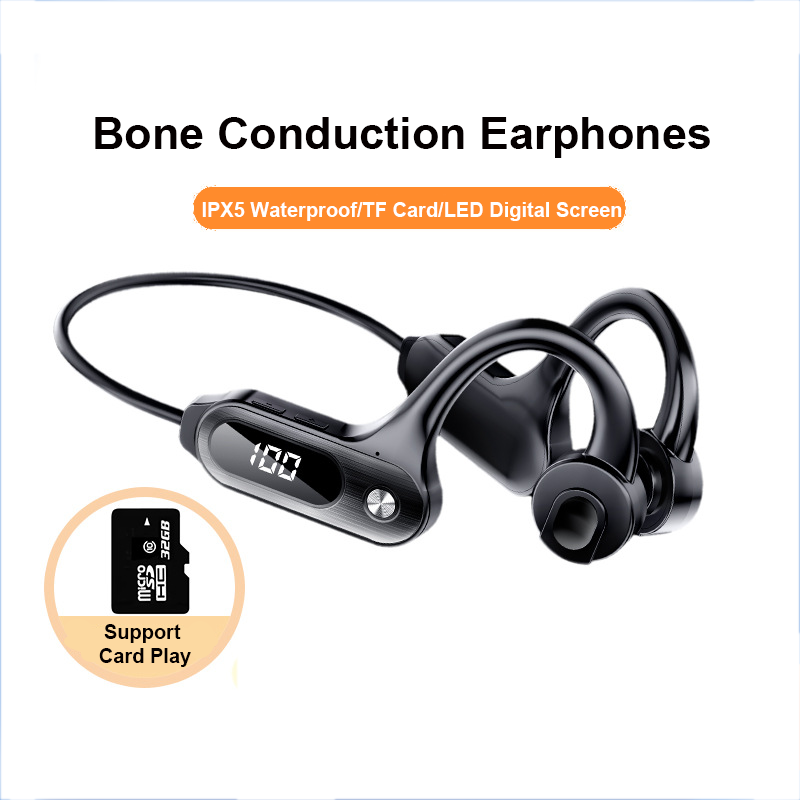 Sports Earphone Hook - Knochenleitung Bluetooth 5.3 Ohrhörer Hängender Ohrbügel