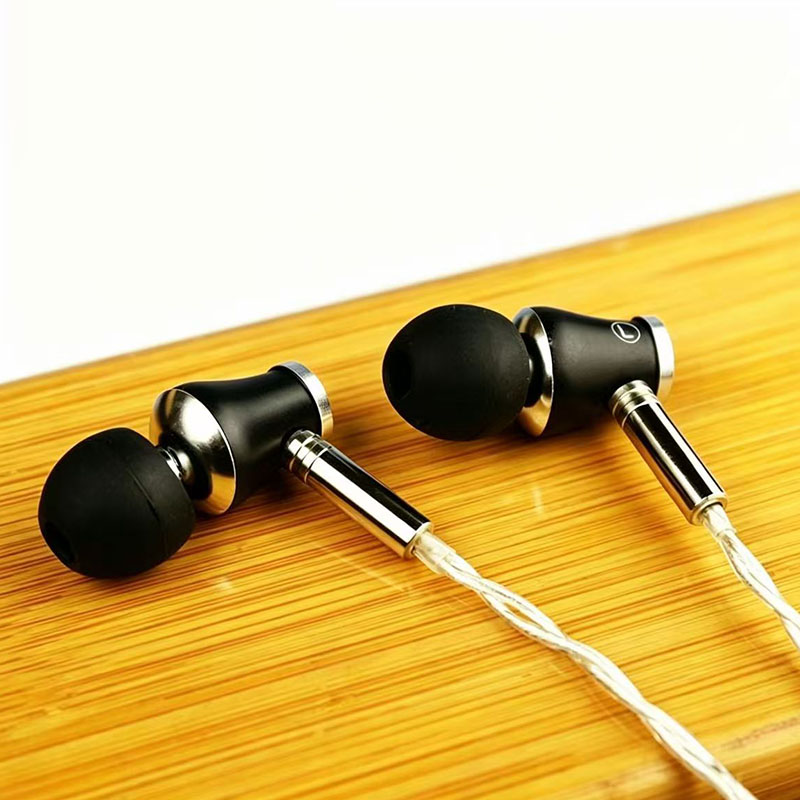 Wired Earphone Mic - HiFi In-Ear-Ohrhörer mit MMCX-Wechselkabel, Kabelgebundene IEM-Kopfhörer