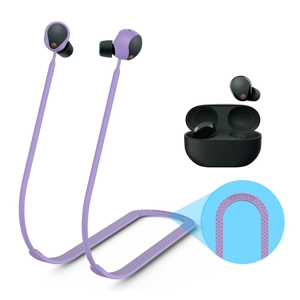 Sony Headphone Wf-1000Xm5 - Anti-Verlust-Ohrhörerband aus Silikon, kabelloses Bluetooth-Kopfhörer-Halsband, weiches