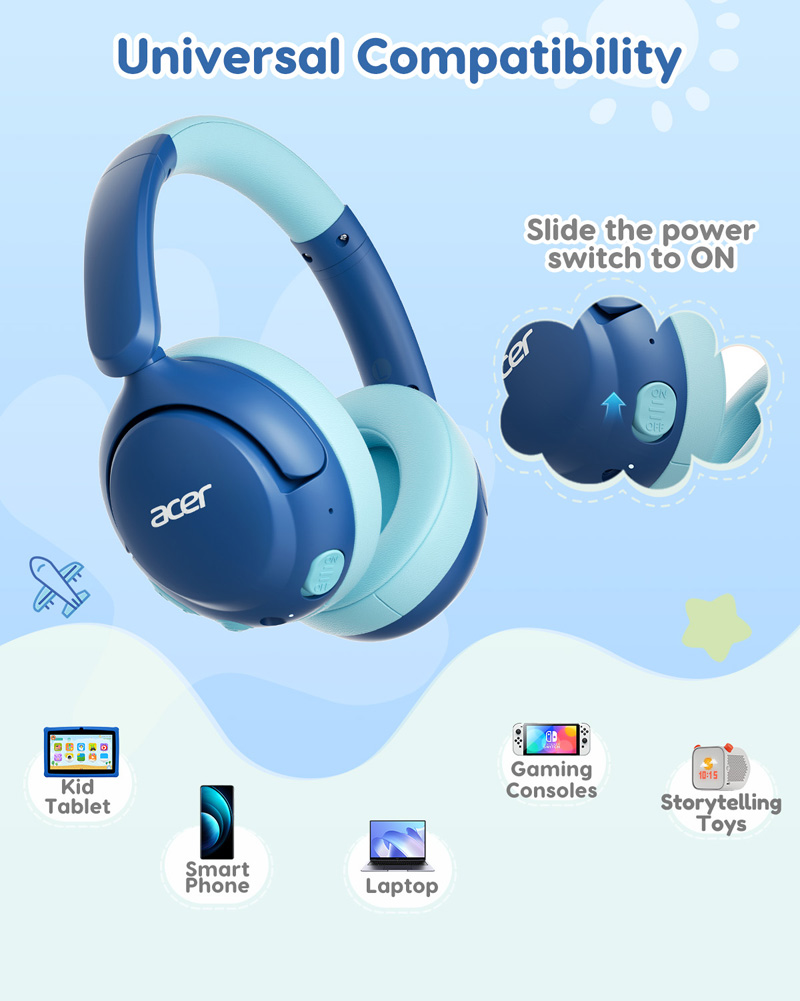 Acer OHR725 Kinder-Bluetooth-5 – Gaming Headset Rgb Bewertung und Preis