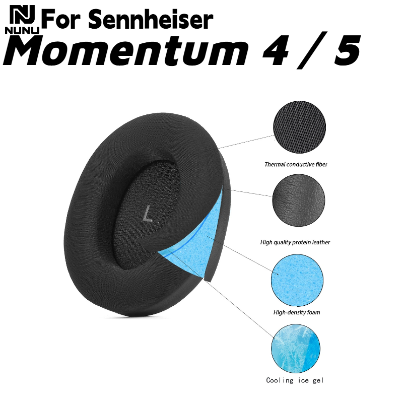 Ersatz-Ohrpolster aus bequemem – Sennheiser Headphone Momentum 4 Bewertung und Preis